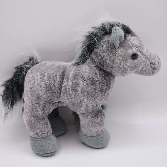 Webkinz Grey Arabian Horse with Code Tags Sealed Unused Plush Toy Virtual Pet - Picture 7 of 7